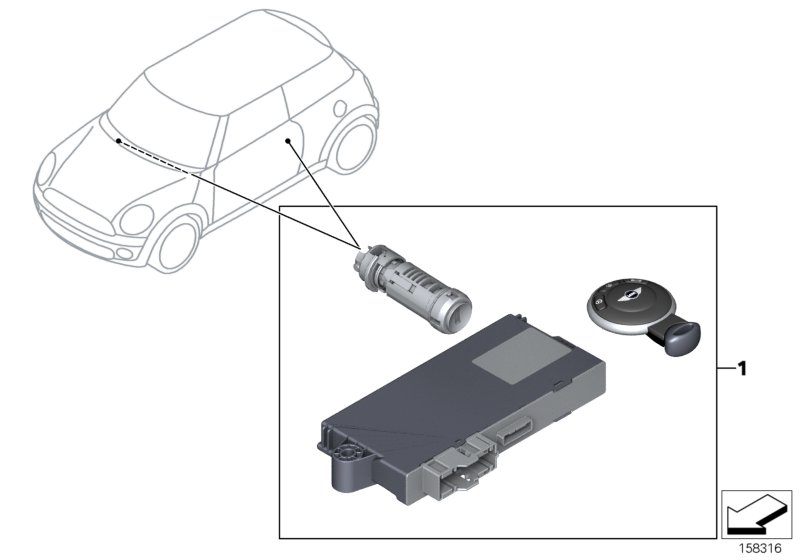 One-key locking