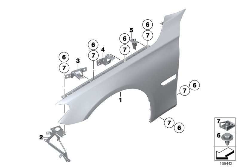 Side panel, front