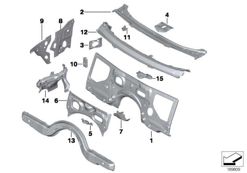 Splash wall parts