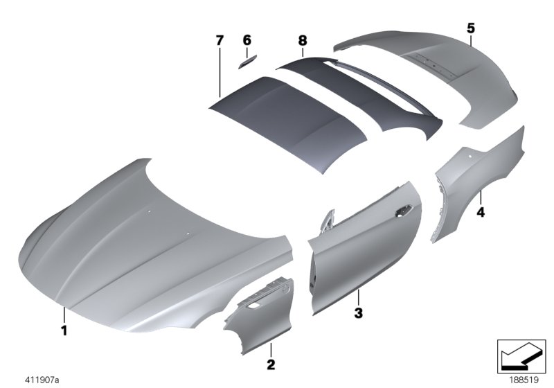 Outer panel