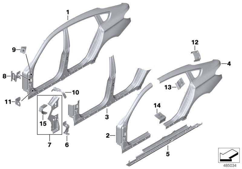Side frame