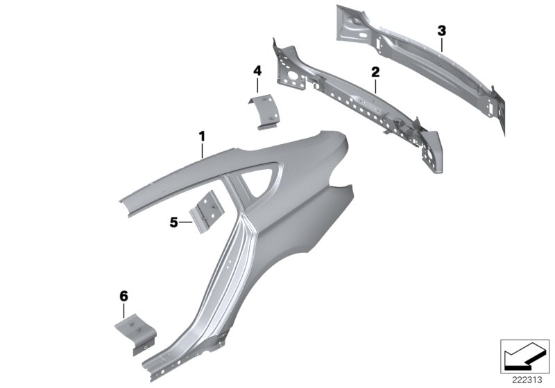 Side panel/tail trim