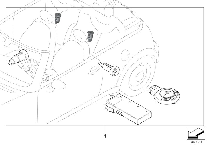 One-key locking