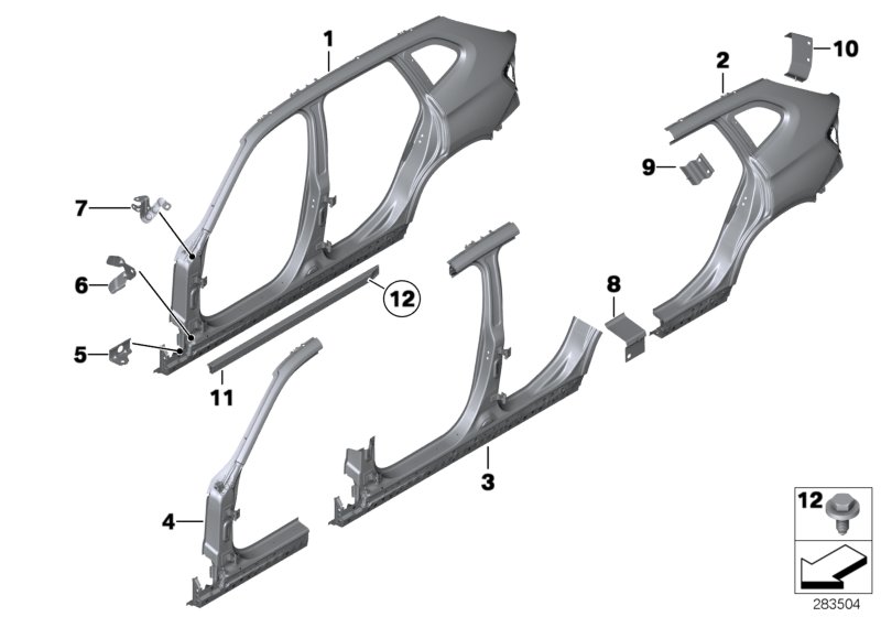 Side frame