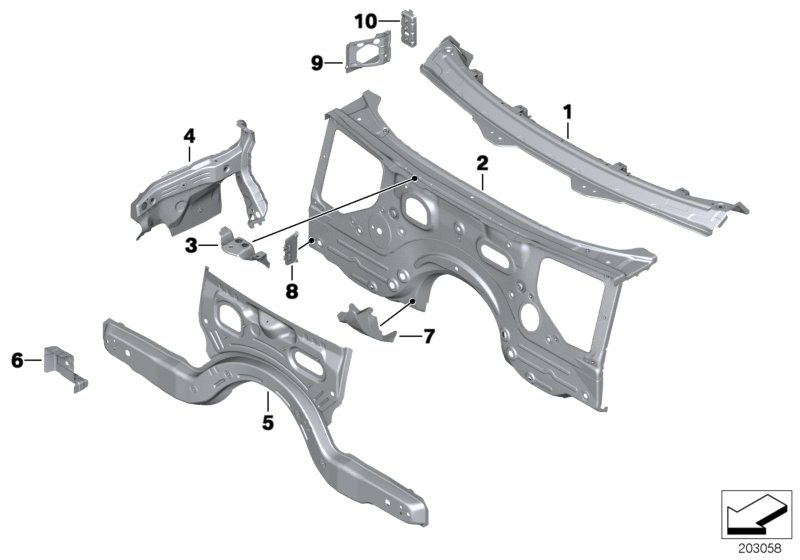 Splash wall parts