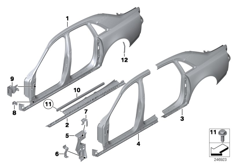 Side frame