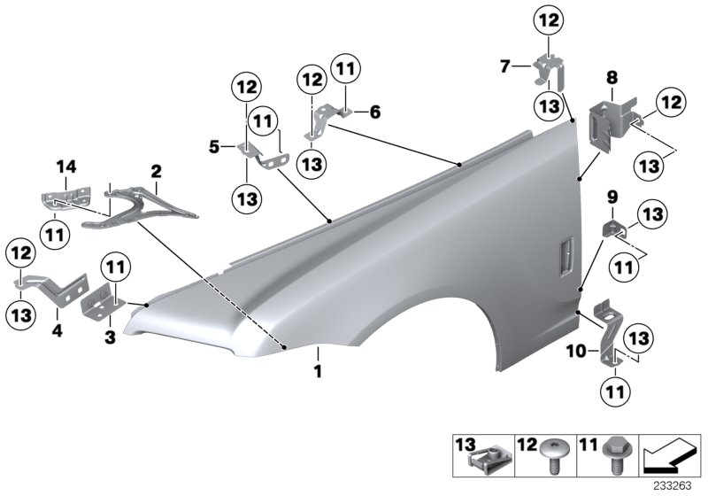 Side panel, front