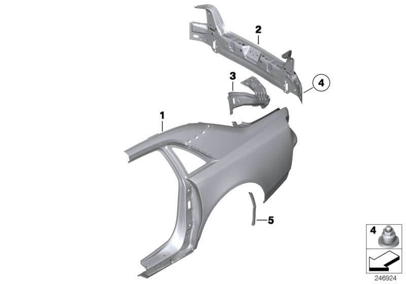 Side panel/tail trim