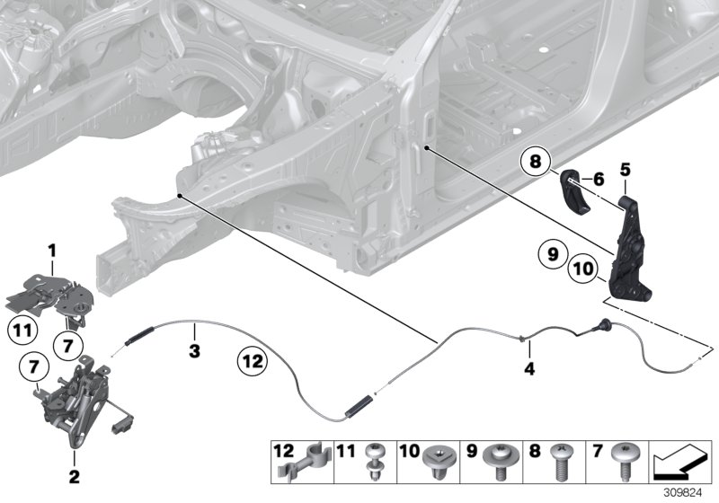 Bonnet / closing system