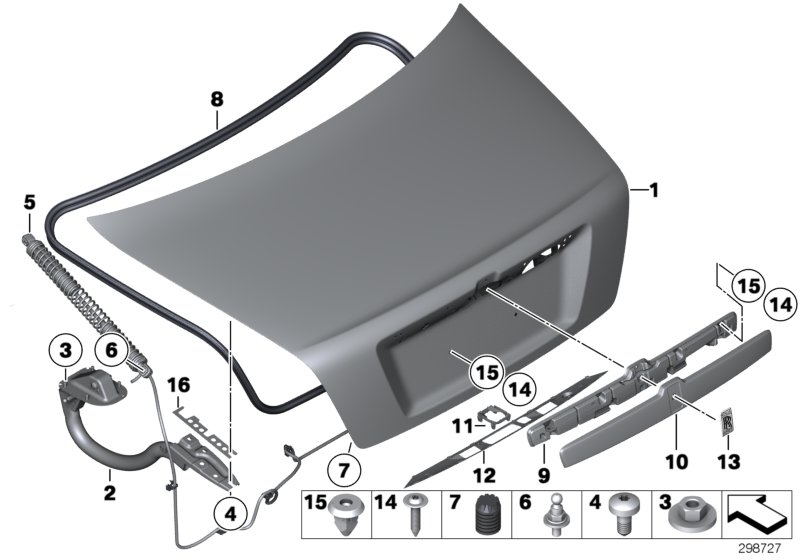 Trunk lid