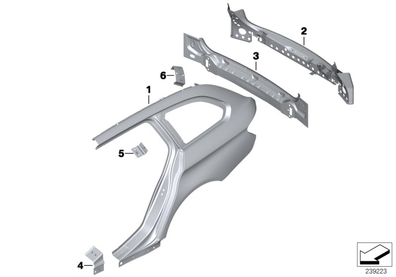 Side panel/tail trim