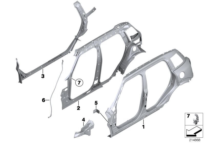 Side frame