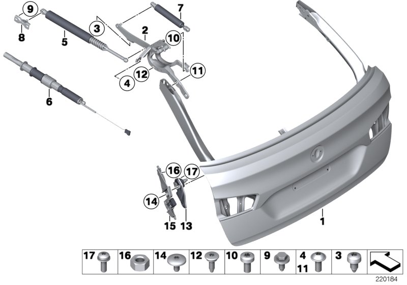 Trunk lid