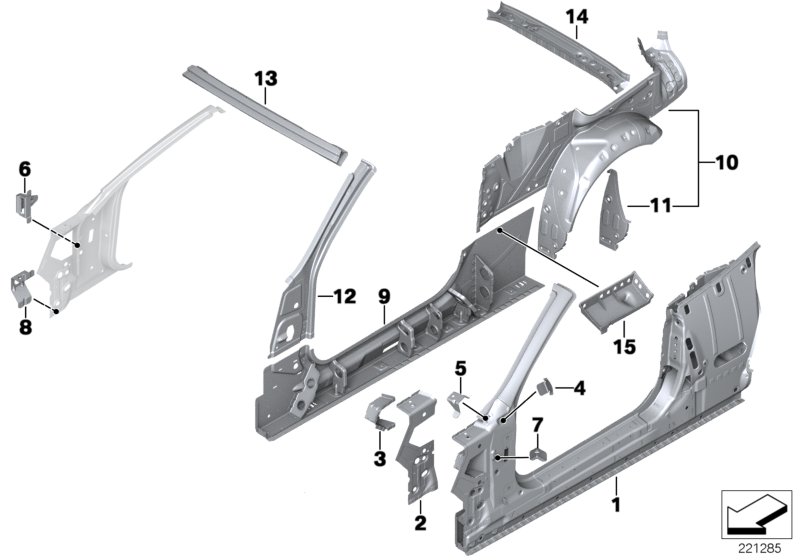 Side frame