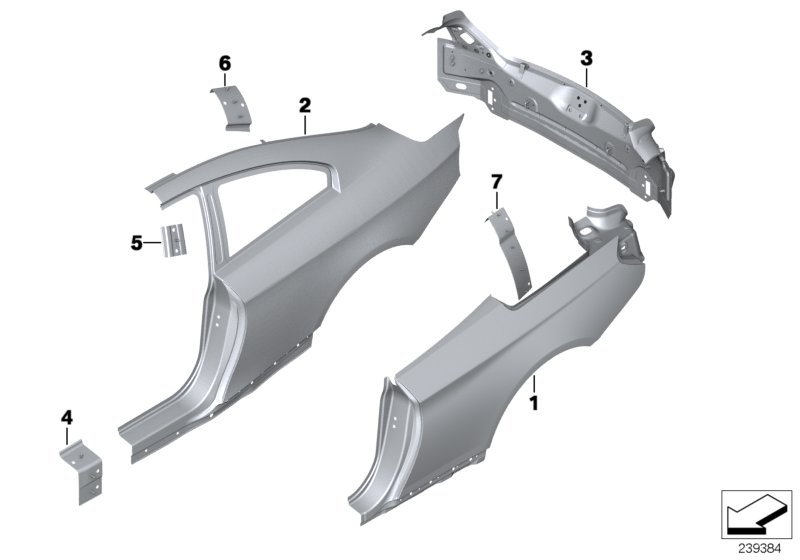 Side panel/tail trim