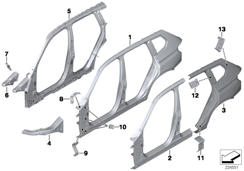 Side frame