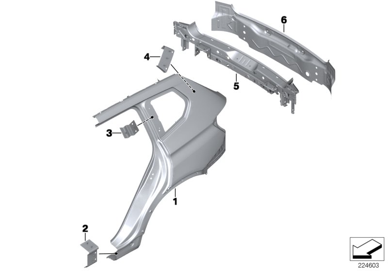 Side panel/tail trim