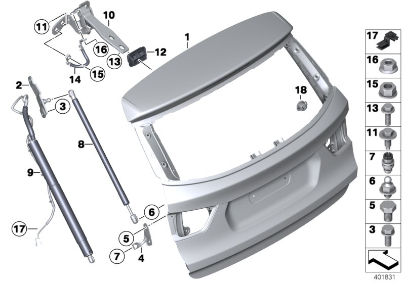 Trunk lid