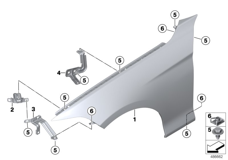 Side panel, front