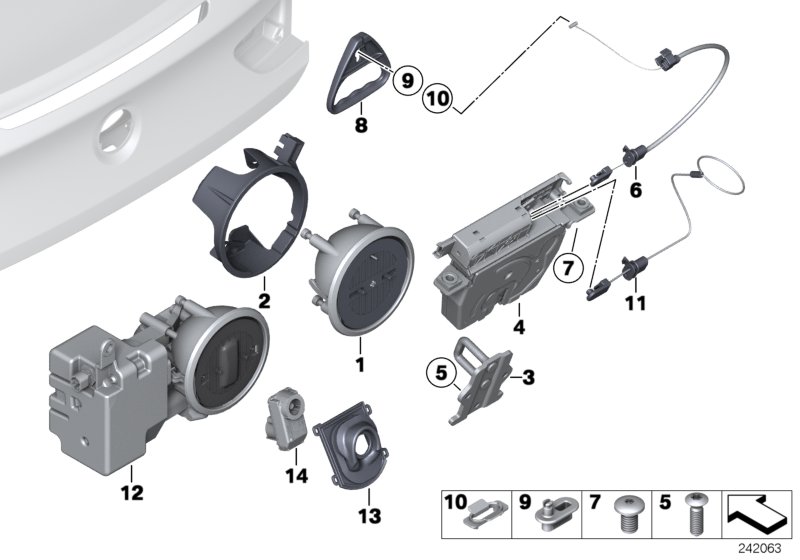 Trunk lid/closing system