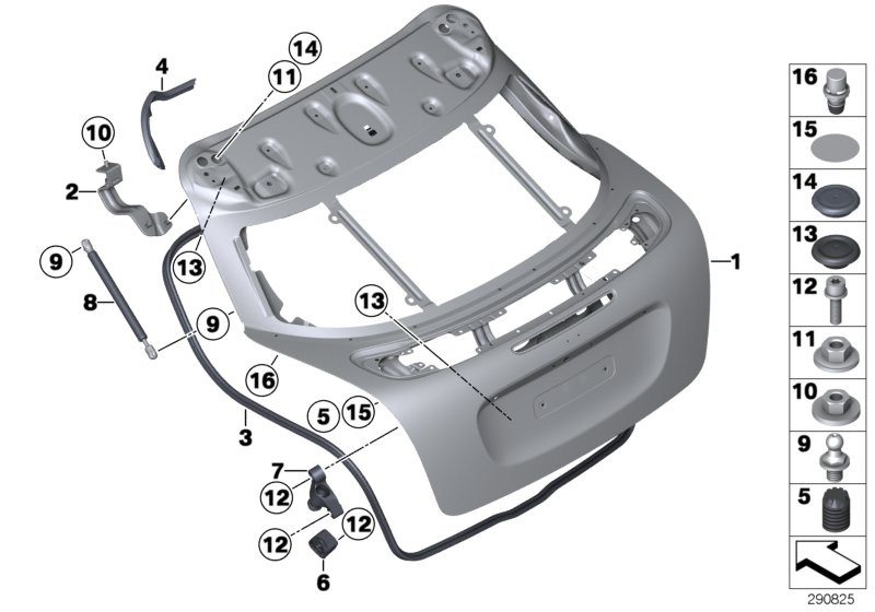 Trunk lid