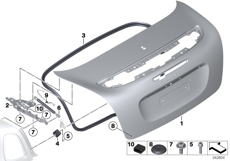 Trunk lid