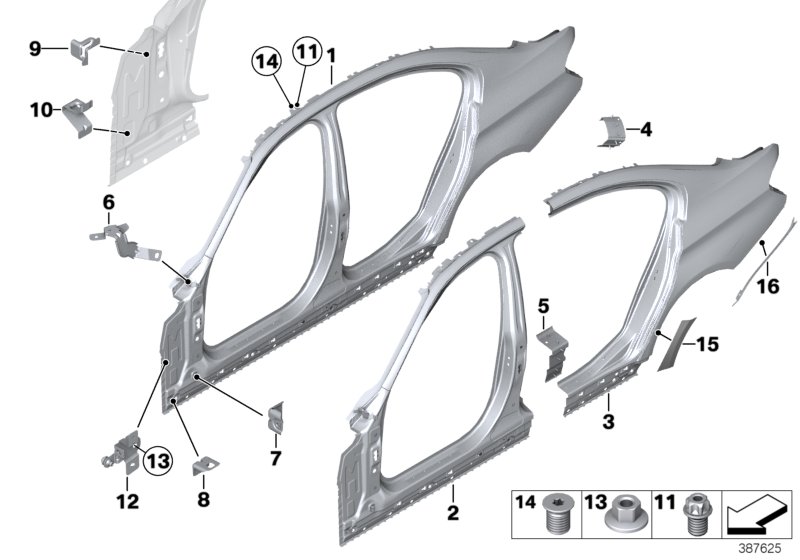 Side frame