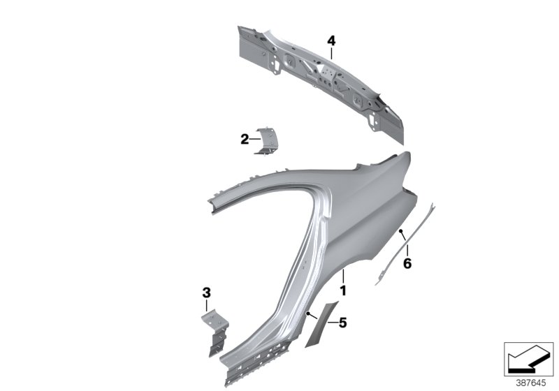 Side panel/tail trim