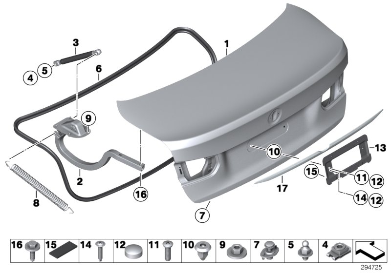 Trunk lid