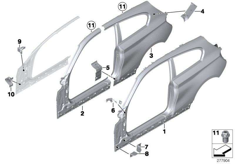 Side frame