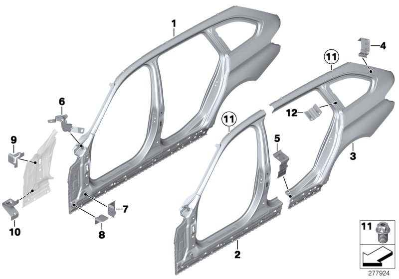 Side frame