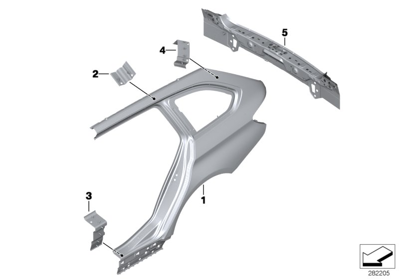 Side panel/tail trim