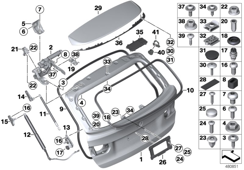 Trunk lid