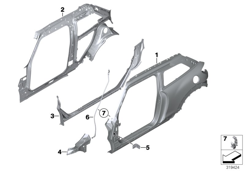 Side frame
