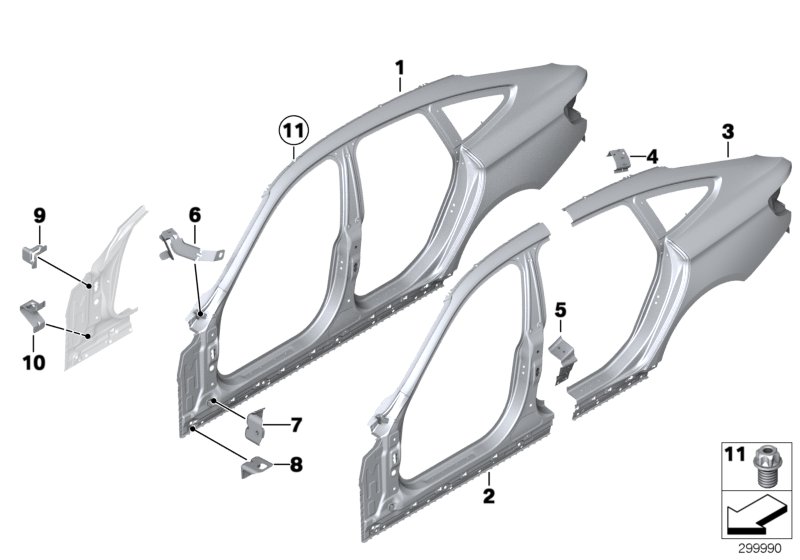 Side frame