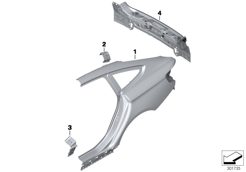 Side panel/tail trim