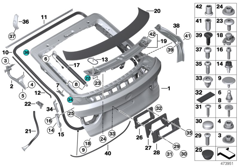 Trunk lid