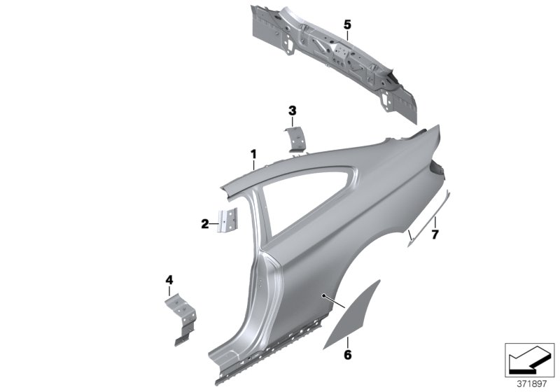 Side panel/tail trim