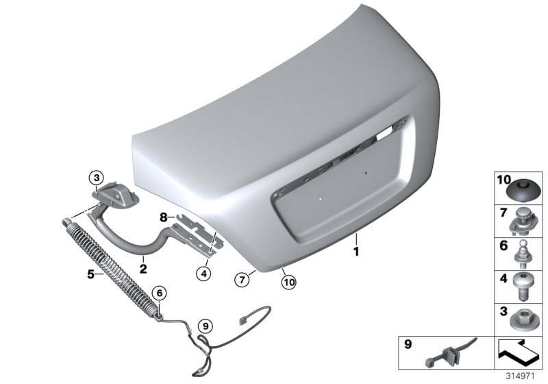 Trunk lid