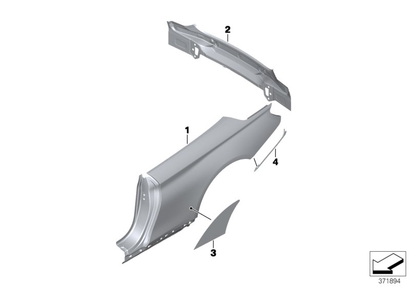 Side panel/tail trim
