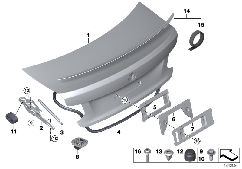 Trunk lid