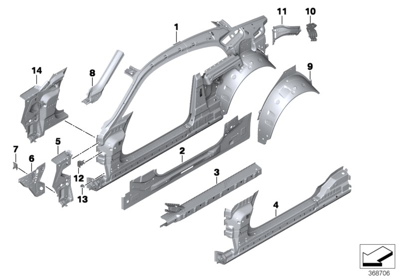 Side frame