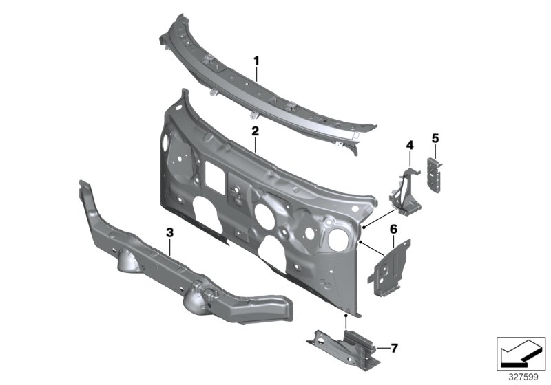 Splash wall parts