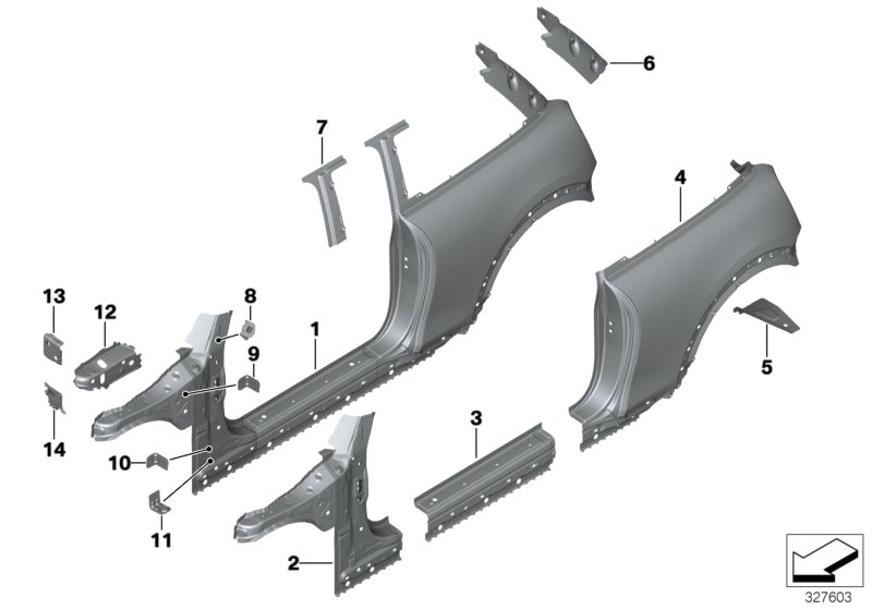 Side frame