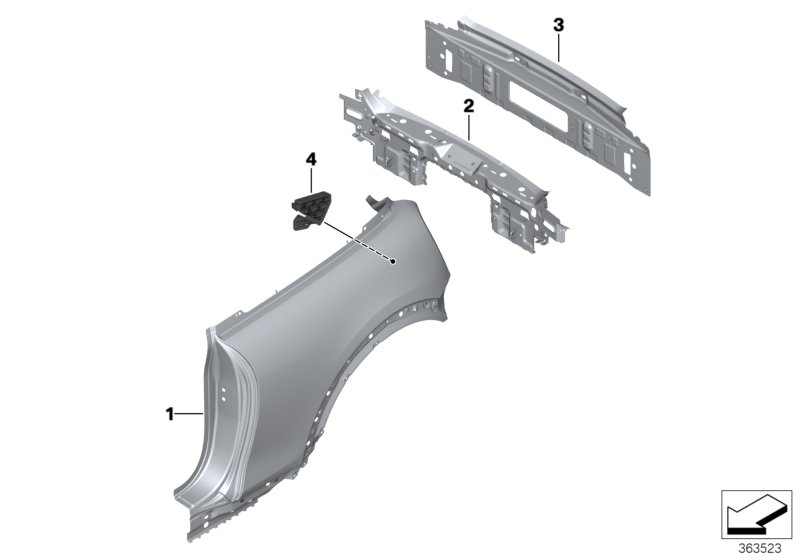 Side panel/tail trim