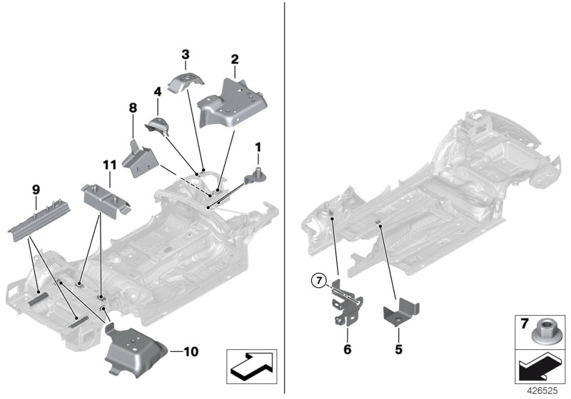Body additions, add-on parts