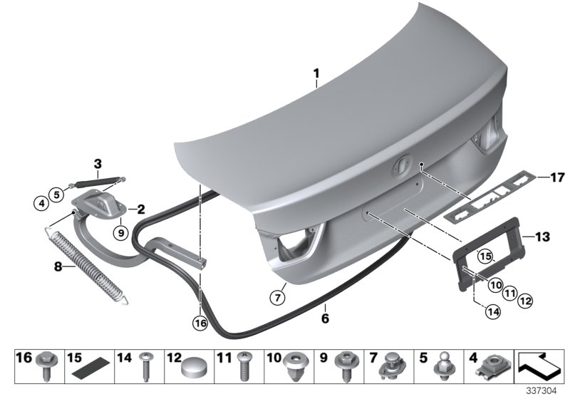 Trunk lid