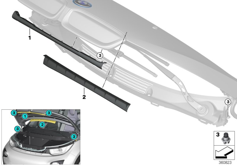 Bonnet seals