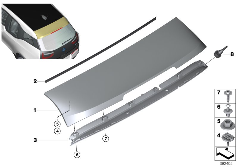 Rear spoiler