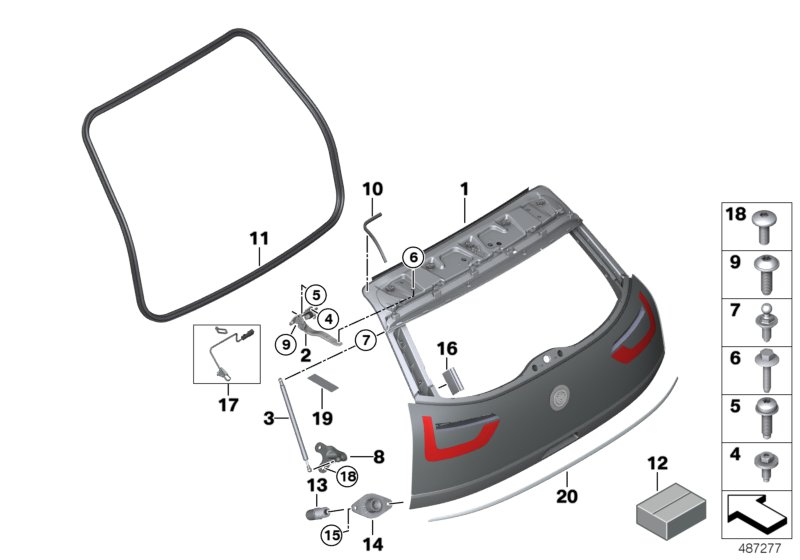 Trunk lid